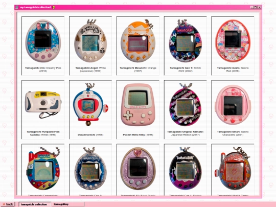 collections/tamagotchi screenshot