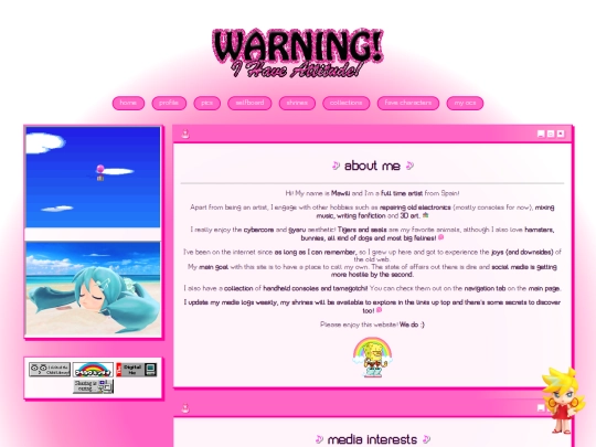 interests screenshot
