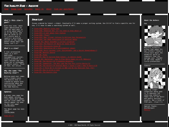 list screenshot
