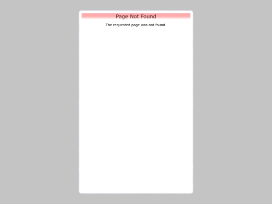 not_found screenshot