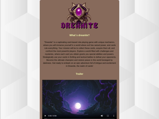Dreanite screenshot