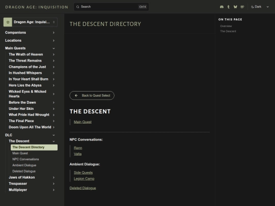 inquisition/transcripts/dlc/descent/directory screenshot