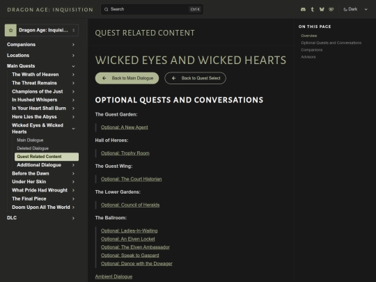 inquisition/transcripts/main-quests/wewh/quest-related-content screenshot