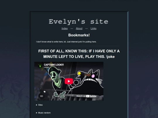 bookmarks screenshot