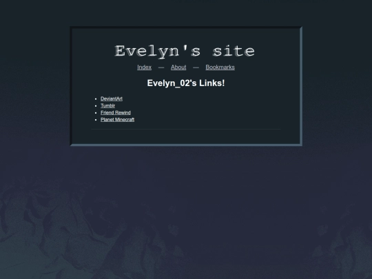 links screenshot