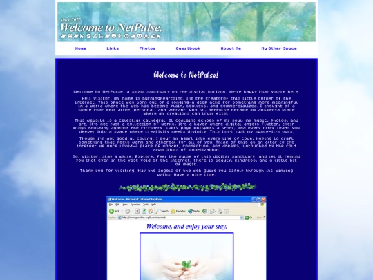 test-homepage screenshot