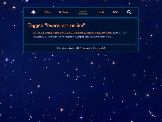 tags/sword-art-online screenshot