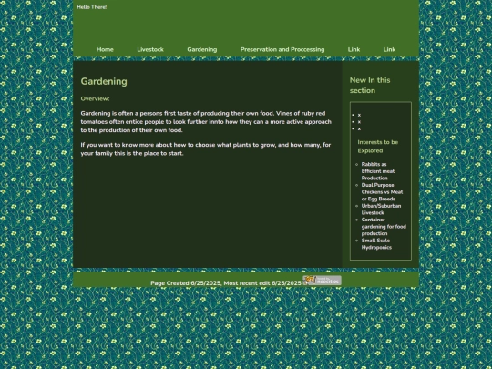 Gardening screenshot