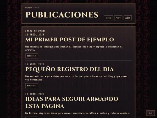 posts screenshot