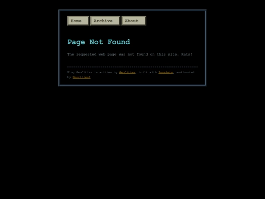 blog/not_found screenshot