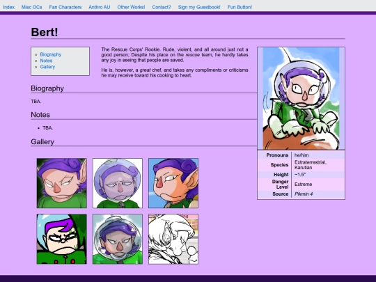 bert screenshot