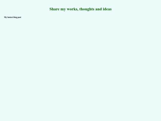 blog screenshot