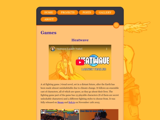 projects screenshot