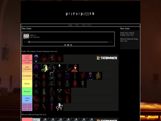 tier-lists screenshot