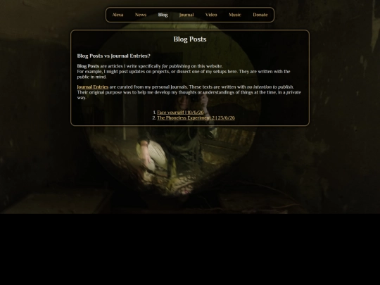 blog screenshot