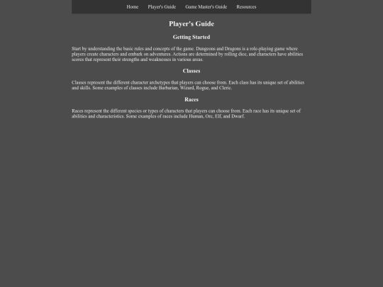 Players-Guide screenshot