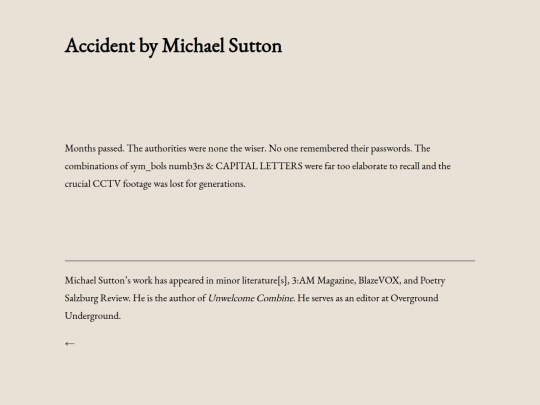 accident-by-michael-sutton screenshot