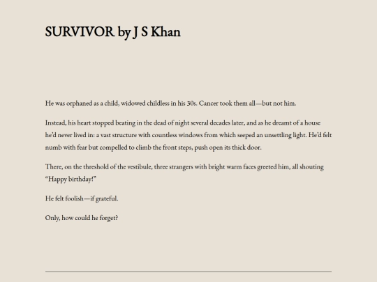 survivor-by-js-khan screenshot