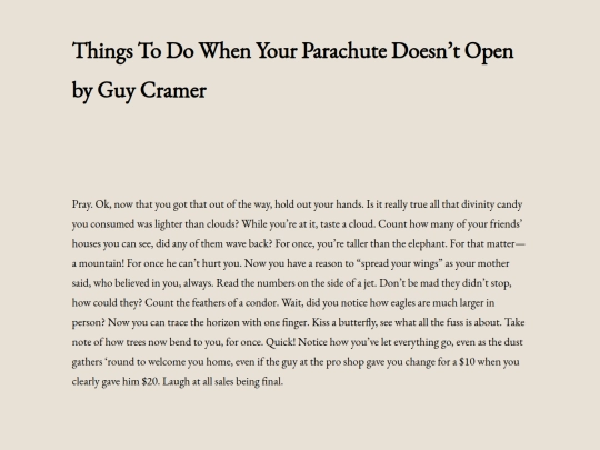 things-to-do-by-guy-cramer screenshot