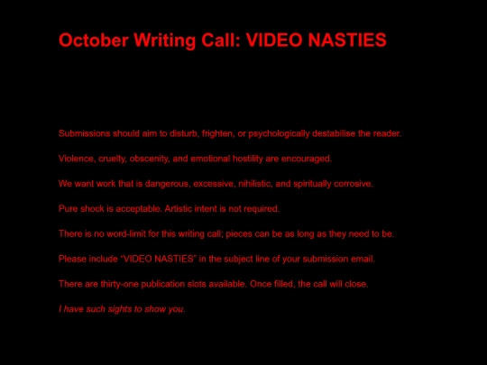 videonasties screenshot