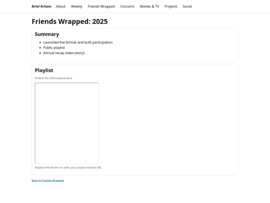 friends-wrapped/2025 screenshot