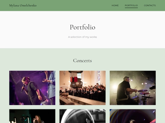 portfolio screenshot