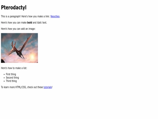 index screenshot