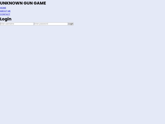 LOGIN screenshot