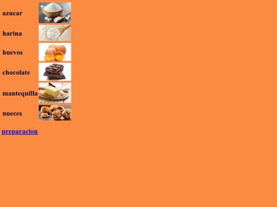 paginaweb/brownieingredientes screenshot