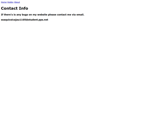 contact screenshot