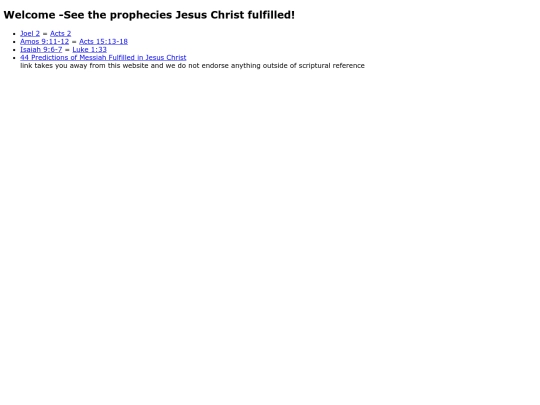 PropheciesFulfilled screenshot