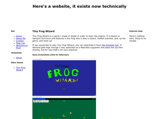 tinyfrogwizard screenshot