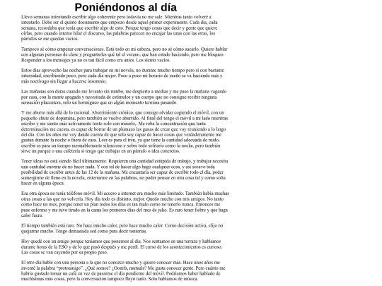 ensayos/poniendonosaldia screenshot