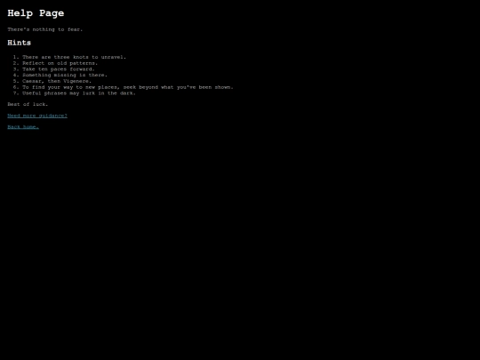 hint screenshot