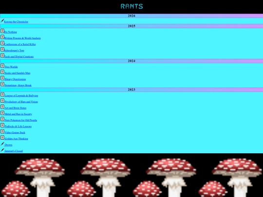 rants-nav screenshot
