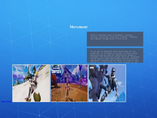 Movement screenshot