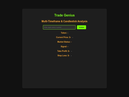 Crypto-signal screenshot