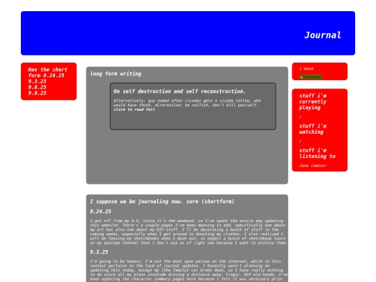 journal screenshot