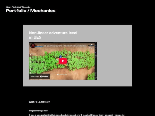 portfolio/mechanics screenshot