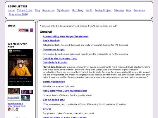 resources screenshot