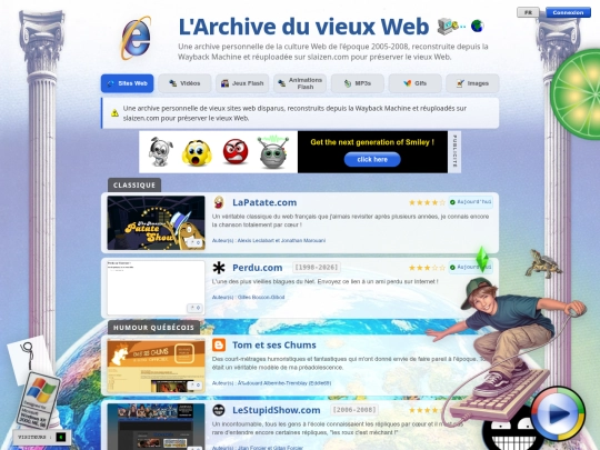 oldweb/archive screenshot