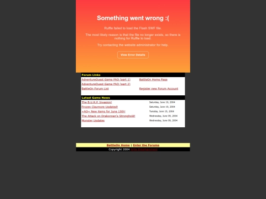oldweb/battleon.com/forum screenshot