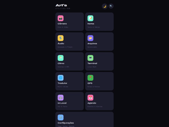 utilities screenshot
