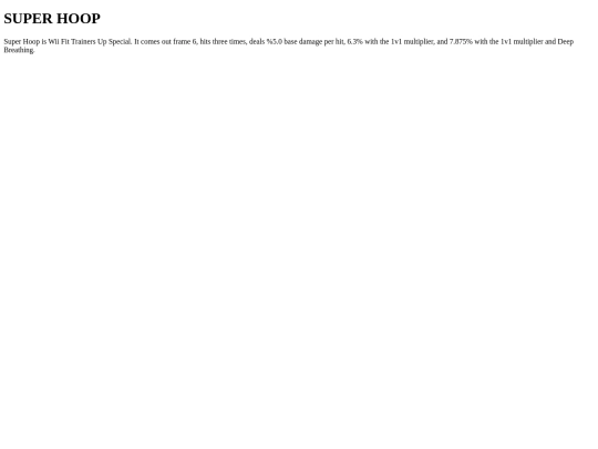 superhoop screenshot