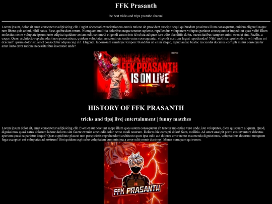 FFK prasanth/prasanth screenshot