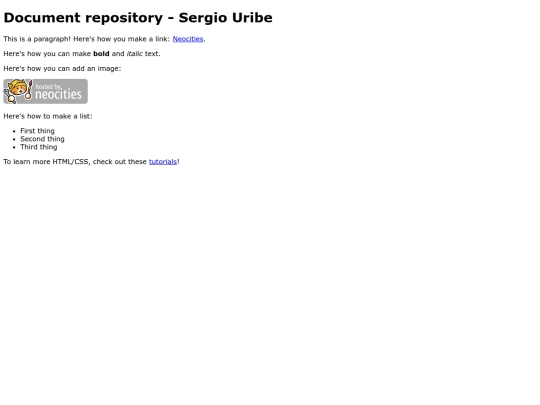 index screenshot