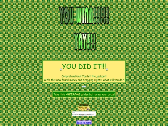 WINNERWINNERCHICKENDINNERBABY screenshot