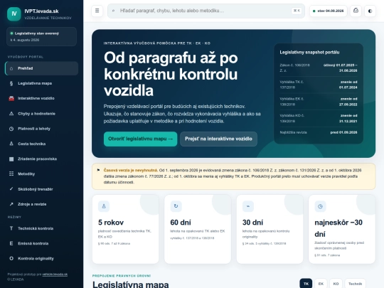 ivpt_levada_portal screenshot