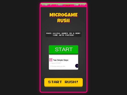 microgame_rush screenshot