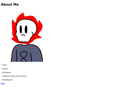 aboutme screenshot